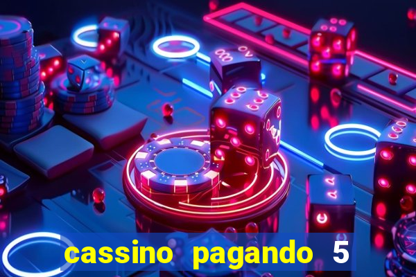 cassino pagando 5 reais no cadastro